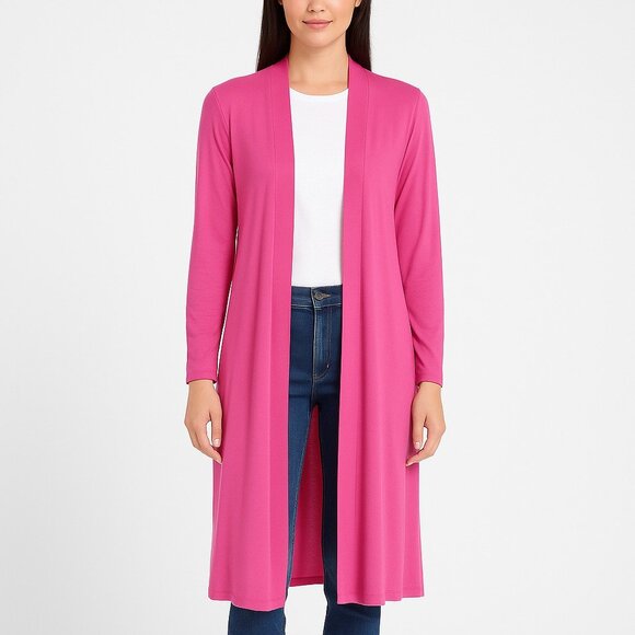 Discount Divas  Plus Size Pink Belted Bathrobe Housecoat Size 1X - Picture 1 of 4